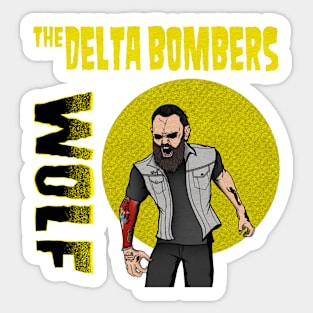 The Delta Bombers Sticker